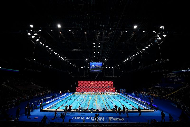 المسبح تم تجهيزه خلال 14 يوما فقط