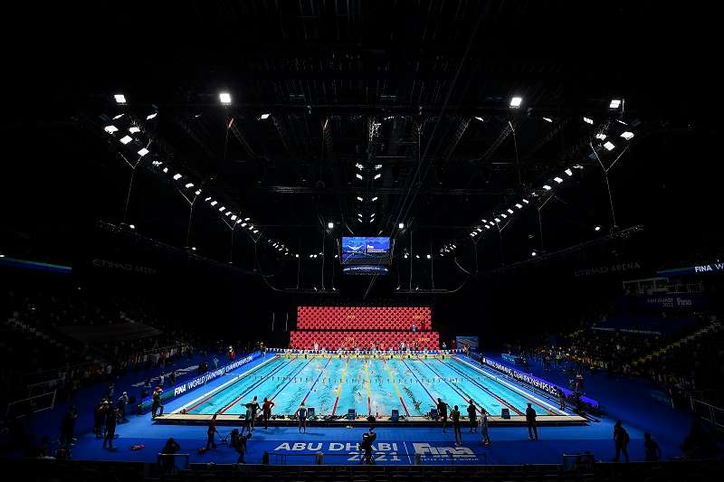 المسبح تم تجهيزه خلال 14 يوما فقط