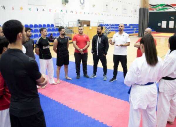 من تدريبات منتخبات الكاراتيه