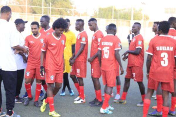 من تدريبات منتخب السودان