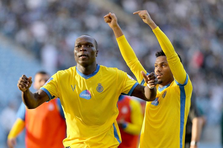 فرحة أبو بكر بهدفه في الهلال
