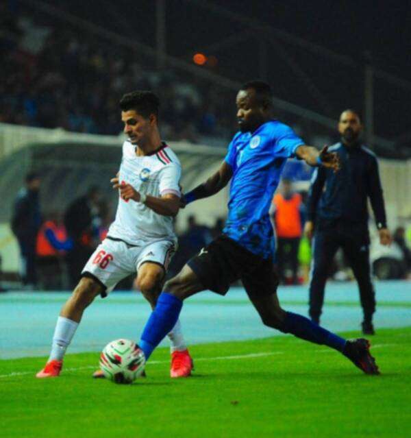 جانب من المباراة