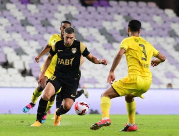 لقطة من المباراة 