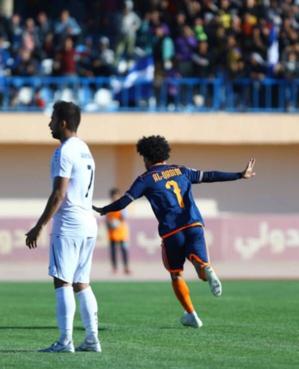 من مباراة القاسم والكهرباء