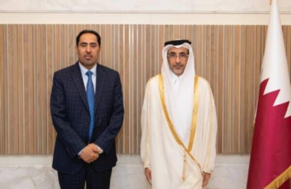 وزيرا الرياضة في قطر واليمن