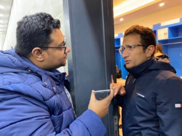 أحمد سامي ومراسل كووورة