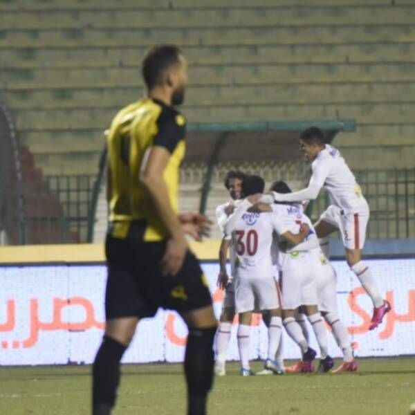 فرحة لاعبي الزمالك