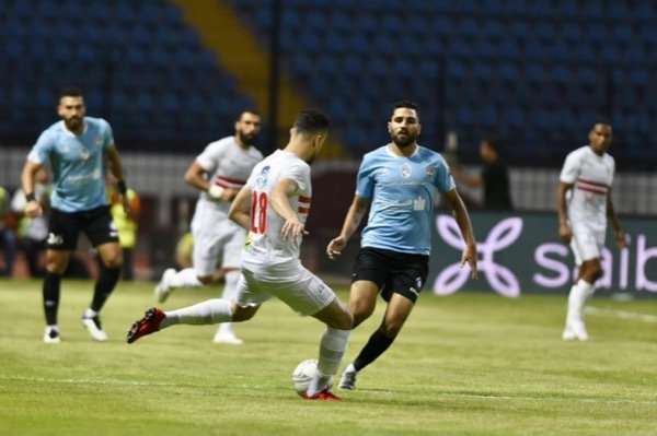 من لقاء سابق بين الزمالك والمحلة