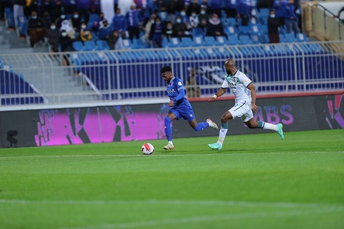 جانب من المباراة