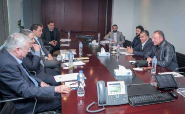 إدارة الأهلي مع مسؤولي شركة كرة القدم