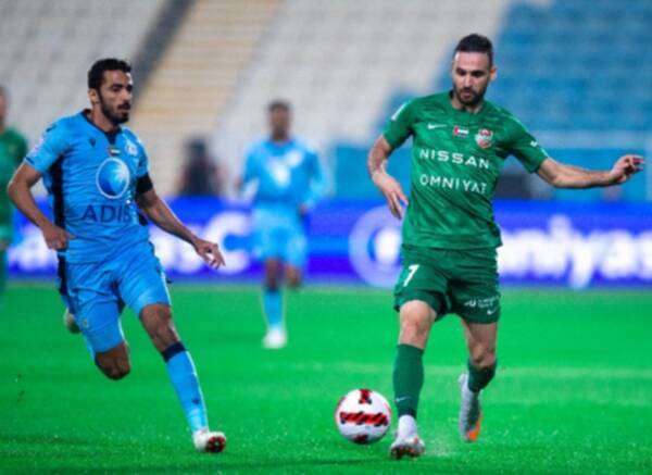 مباراة شباب الأهلي وبني ياس