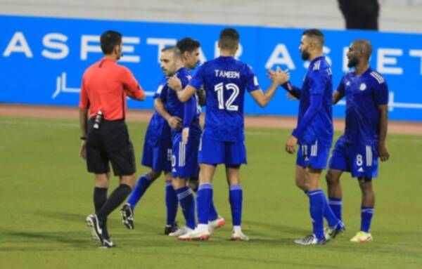 جانب من المباراة