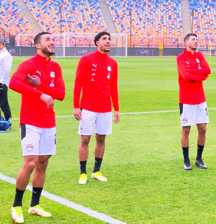 عمر مرموش في معسكر المنتخب