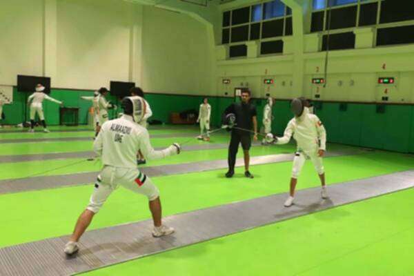 منتخب الإمارات للمبارزة