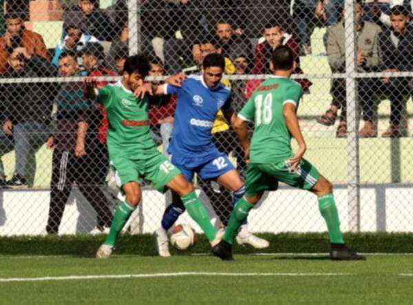 من مباراة شباب رفح والشجاعية