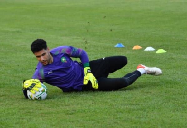 من تدريبات المنتخب المغربي