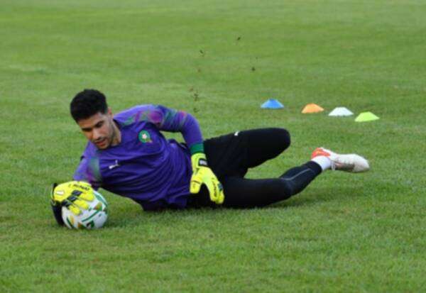 من تدريبات المنتخب المغربي