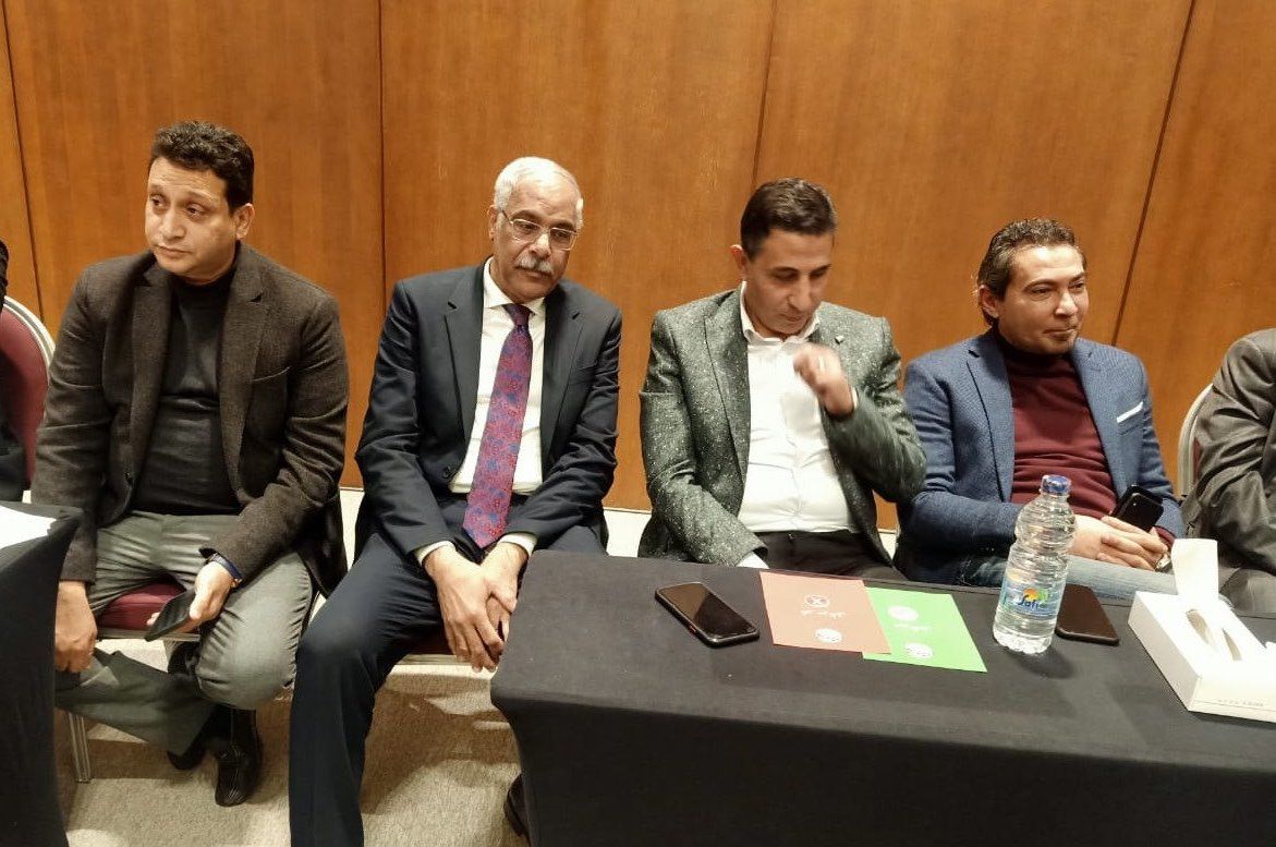 جمال علام مع قائمته في الانتخابات