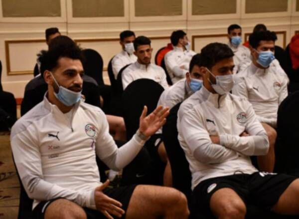 محمد صلاح في معسكر منتخب مصر