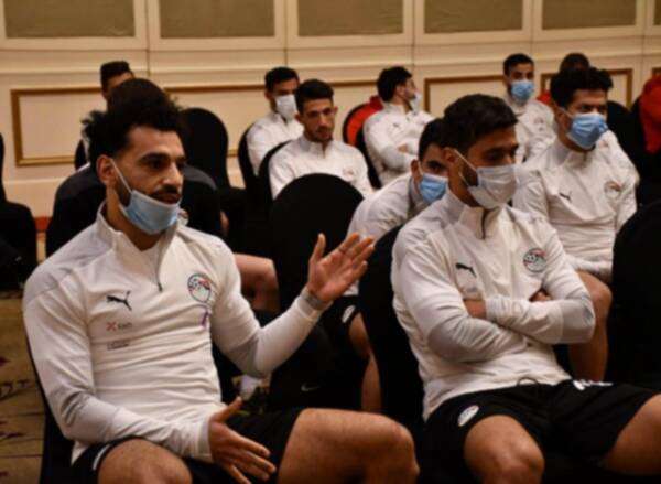 محمد صلاح في معسكر منتخب مصر