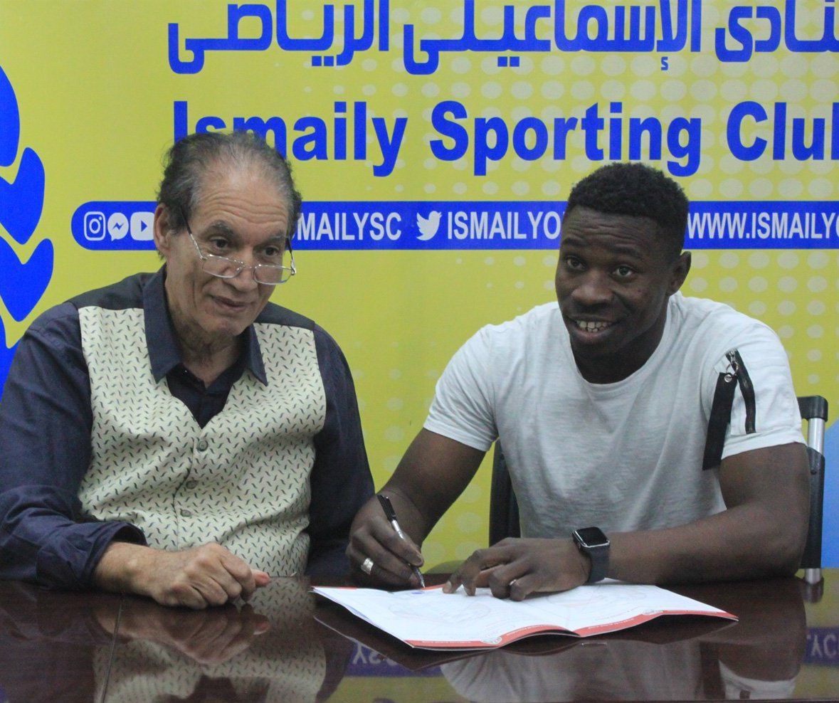 سايكو أثناء التوقيع للإسماعيلي