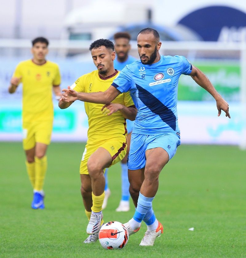 من إحدى مباريات الحزم