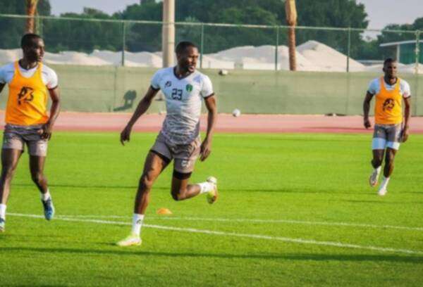 من تدريبات المنتخب الموريتاني