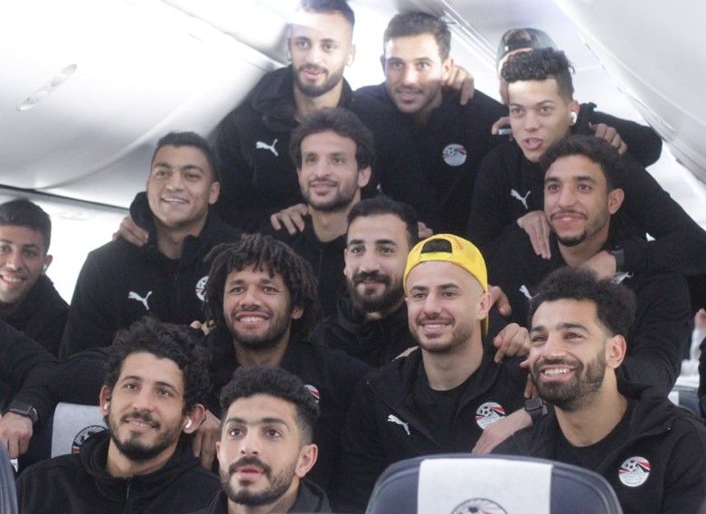 لاعبو منتخب مصر