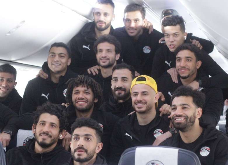 لاعبو منتخب مصر