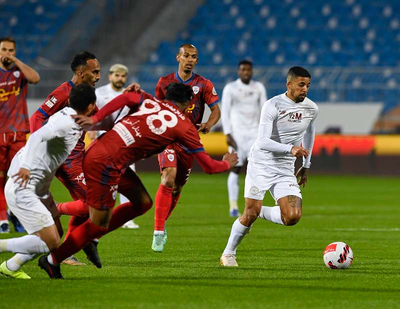 جانب من المباراة