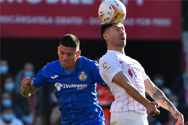 من مباراة إشبيلية وخيتافي