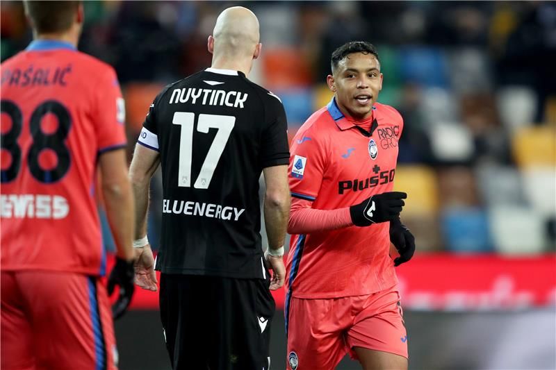 من مباراة أتالانتا وأودينيزي