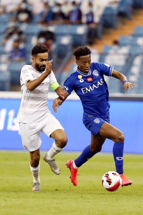 من مواجهة سابقة بين الهلال والطائي