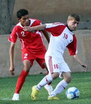 جانب من المباراة