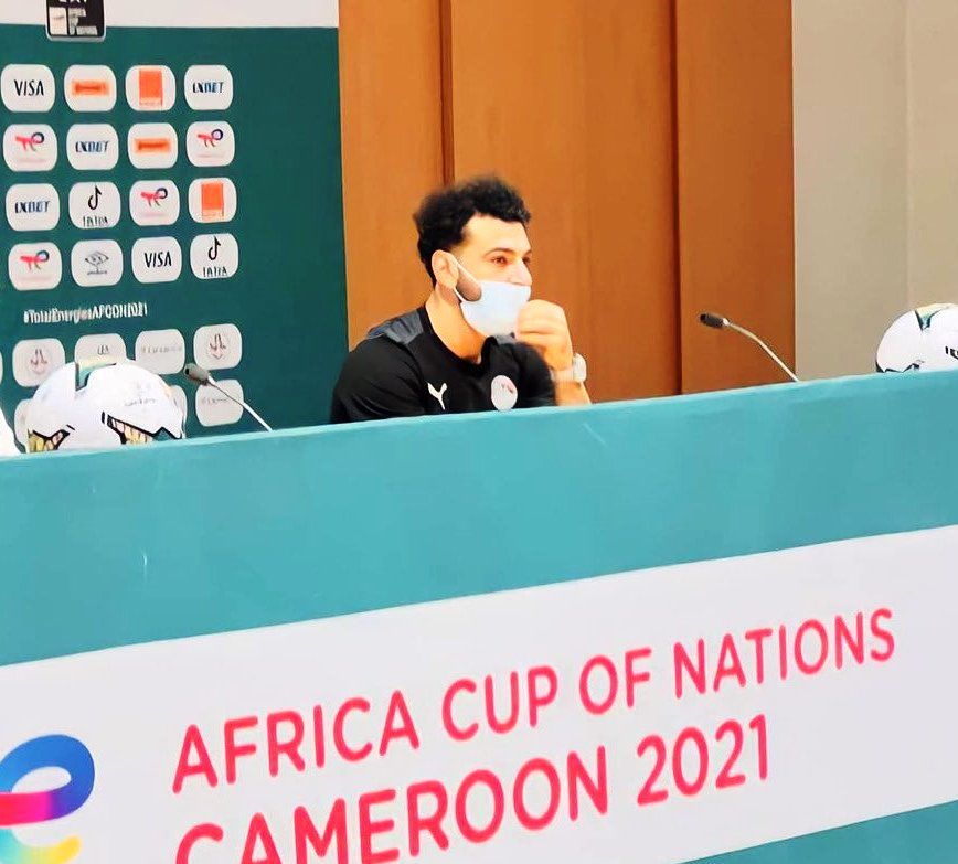 محمد صلاح من المؤتمر الصحفي