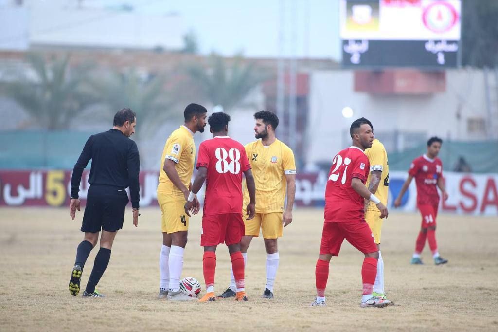 ياسر قاسم من مباراة زاخو وسامراء