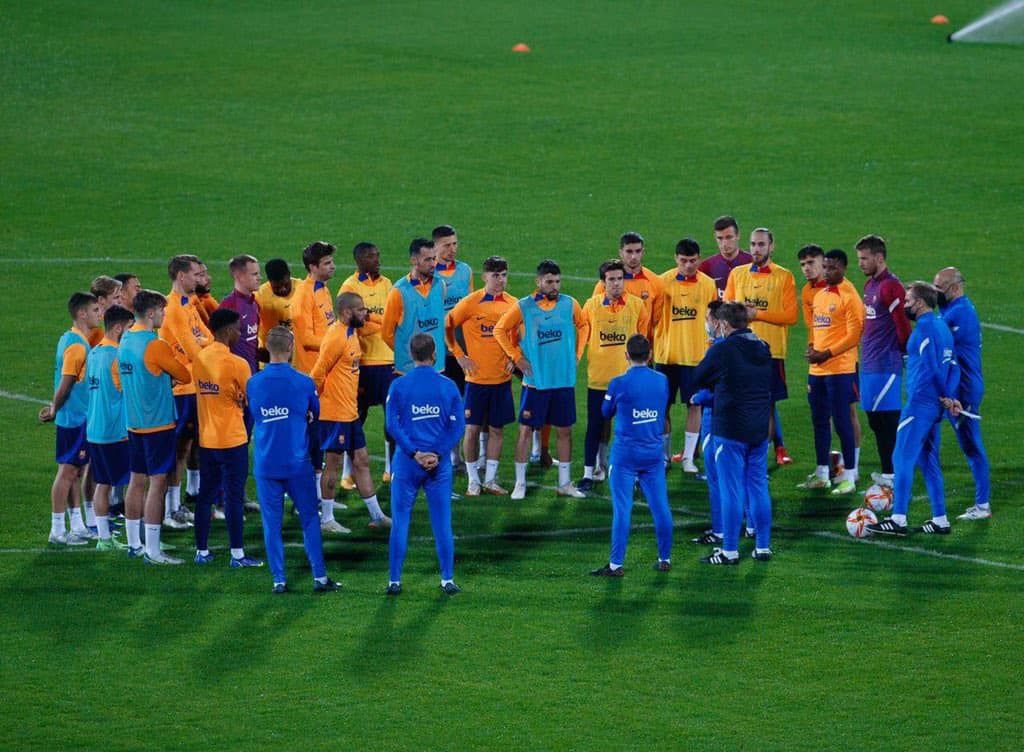 لاعبو برشلونة
