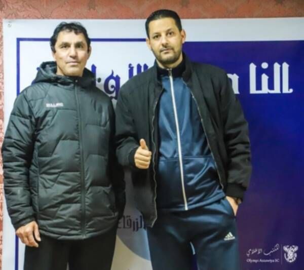 المدرب لطفي جباره (يسار)