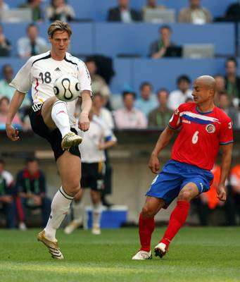 اللاعب الالماني تيم بوروفسكي في مباراة المانيا مع كوستاريكا
