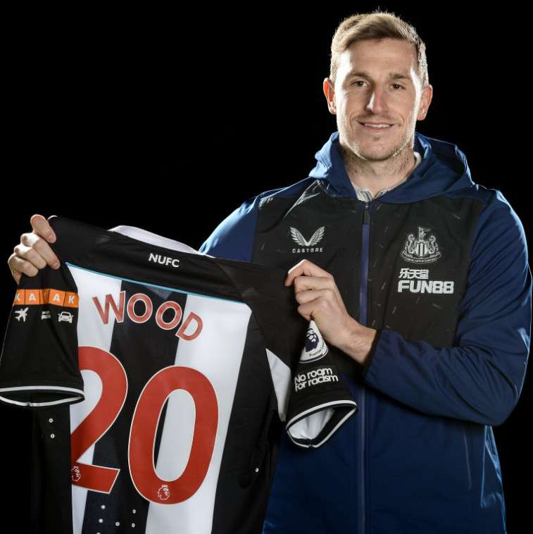 كريس وود - من تويتر نيوكاسل