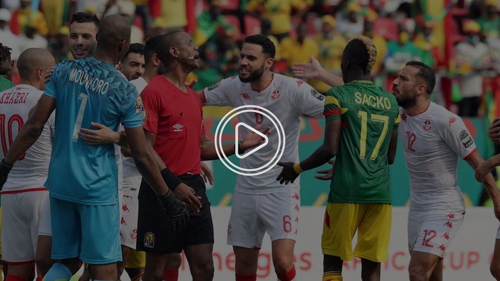 من مباراة تونس ومالي