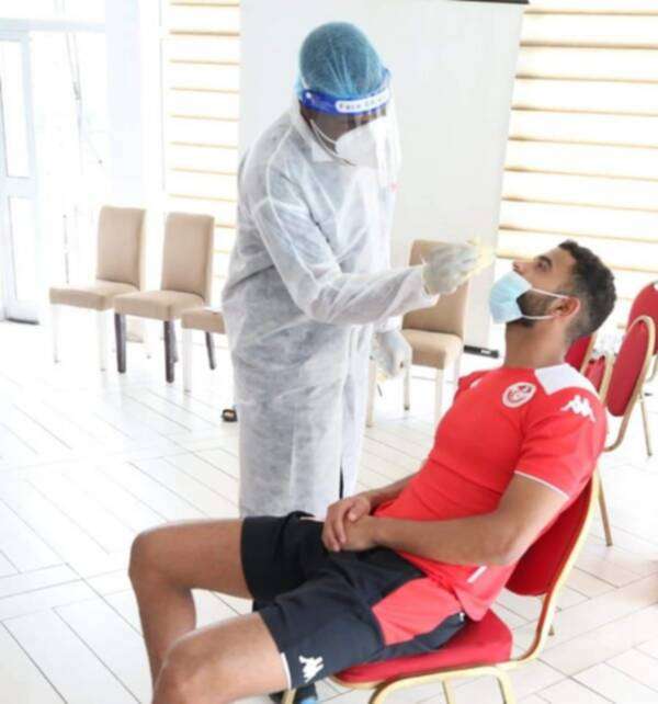 فحوصات كورونا لمنتخب تونس