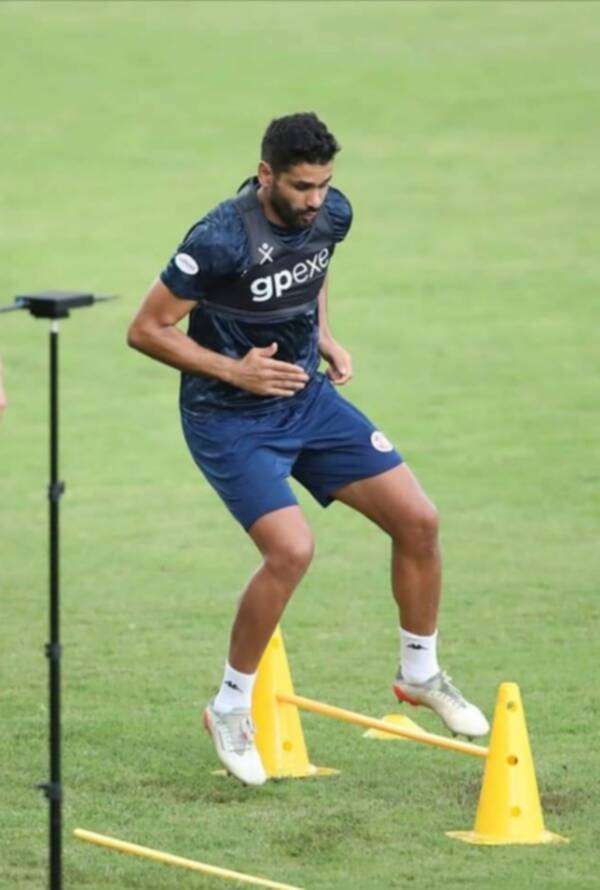 بلال العيفة في تدريبات اليوم