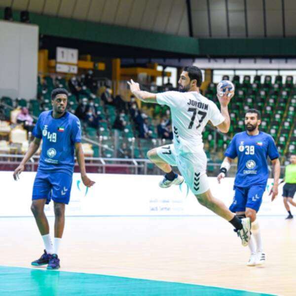 من مباراة الكويت والأردن