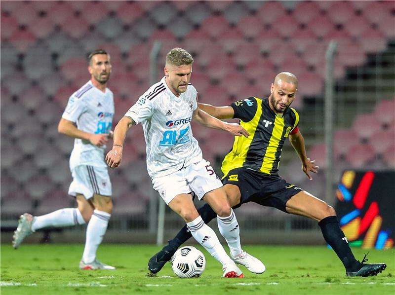 من لقاء سابق بين اتحاد جدة والفيصلي