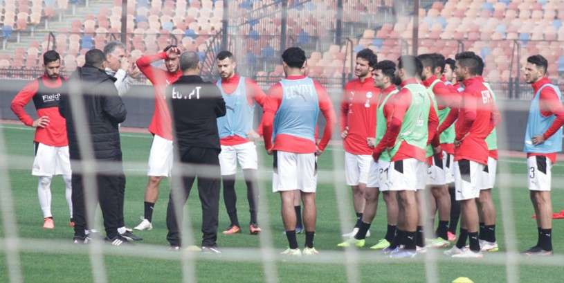 لاعبو منتخب مصر