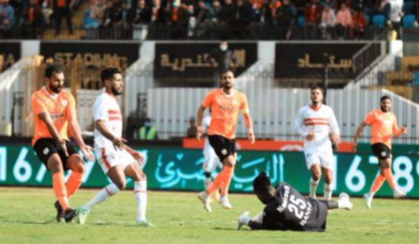 من لقاء الزمالك وفاركو