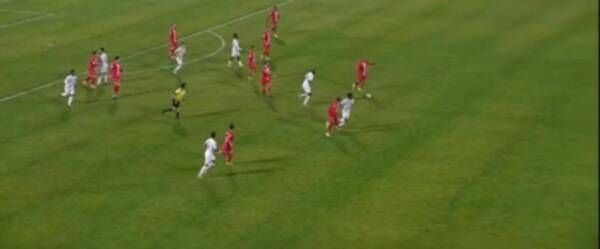 لقطة من مباراة الفحيحيل والجهراء