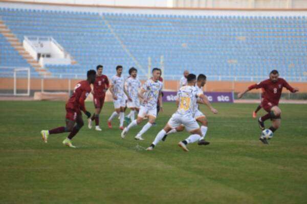 لقطة من مباراة النصر والساحل