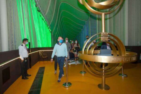 جانب من الزيارة